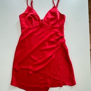 Elegant Red Women's Dress